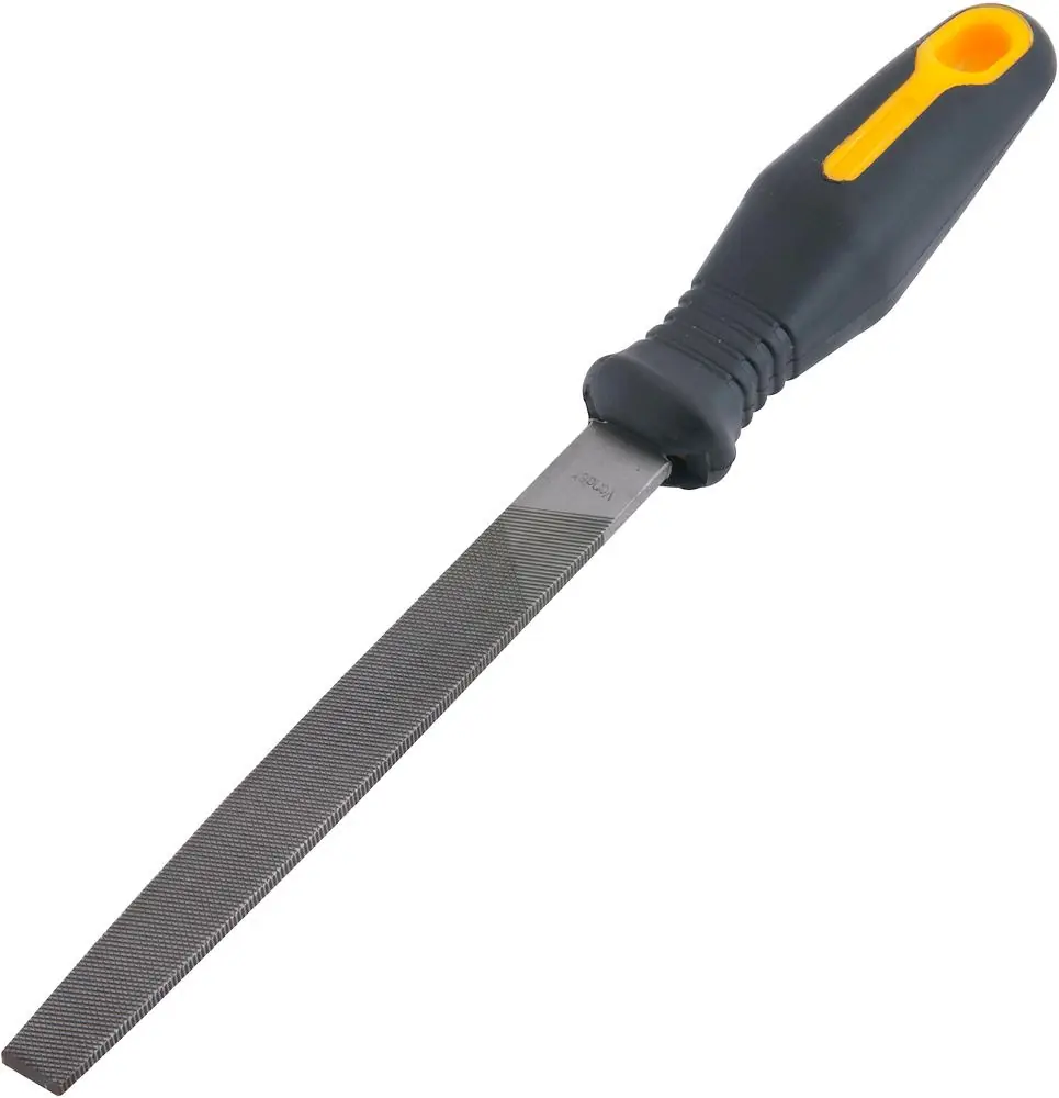 Lima Chata Bastarda 10" Com Cabo Plástico - Vonder