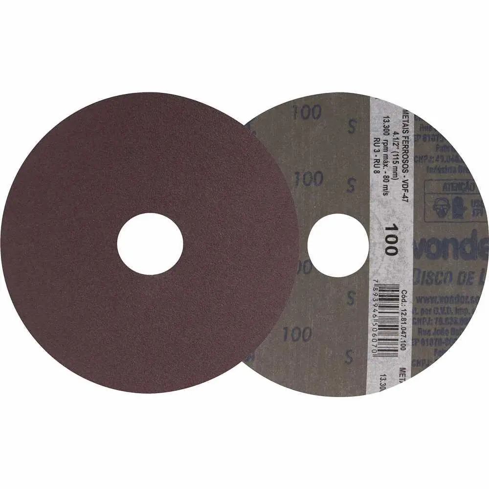 Disco Lixa 7" 100 Vdf-47 Vonder