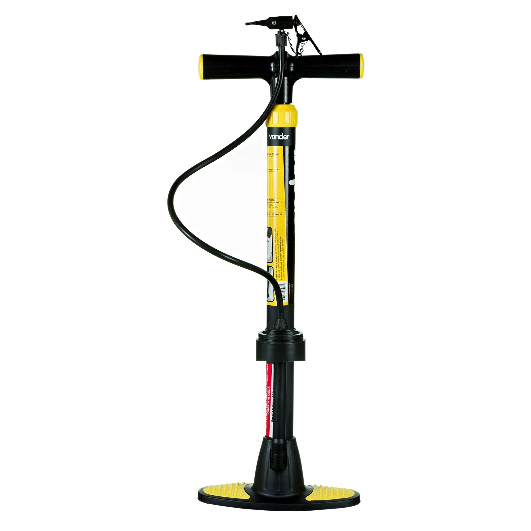 Bomba para Encher Pneus com Mangueira 60cm - Vonder