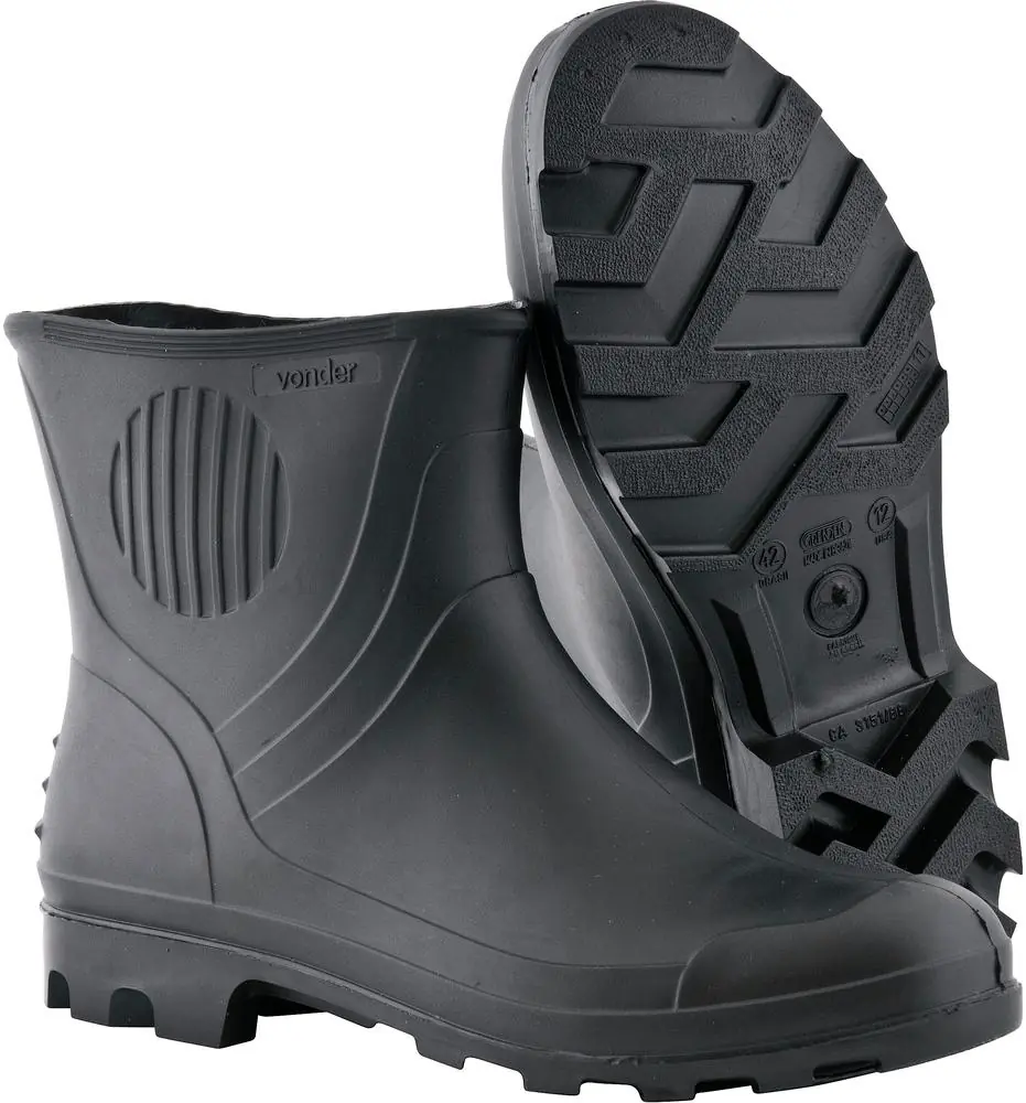 Bota Pvc 40 Cano 3/4" Sem Forro Preto Ca3151 - Vonder