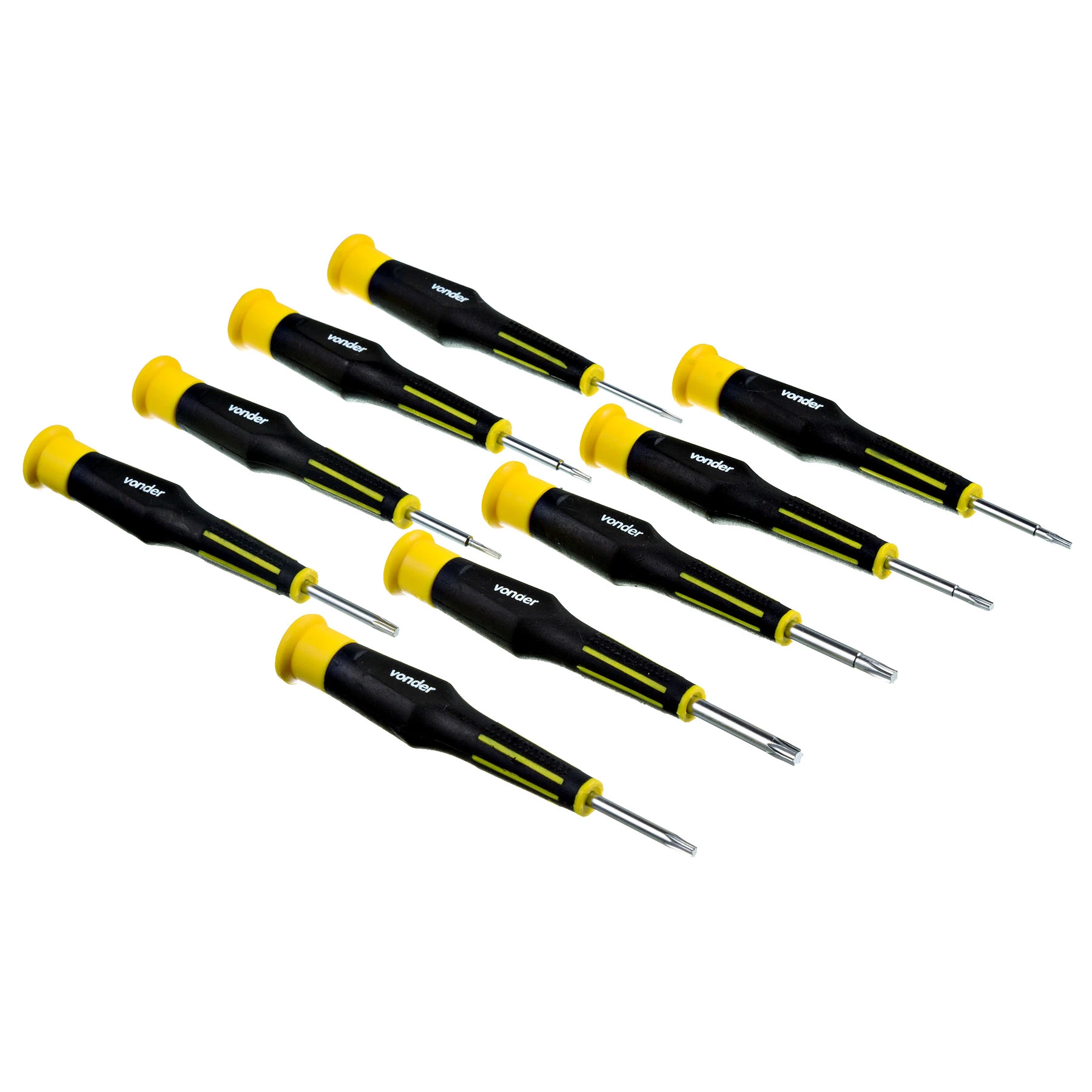 Jogo de Chave Torx Precisão 9 peças T-4 a T-20 Vonder