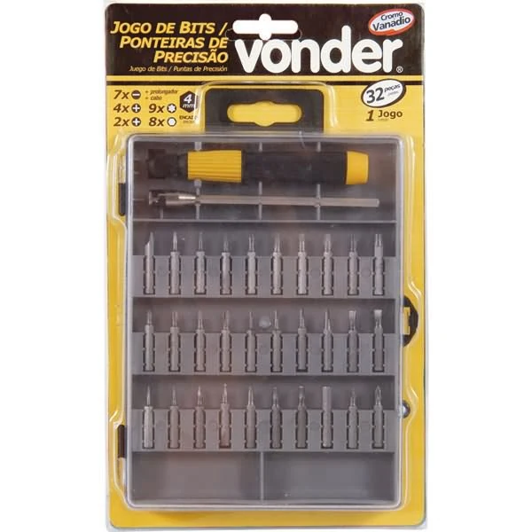 Jogo Bits Fornecimento com 32Pçs Vonder