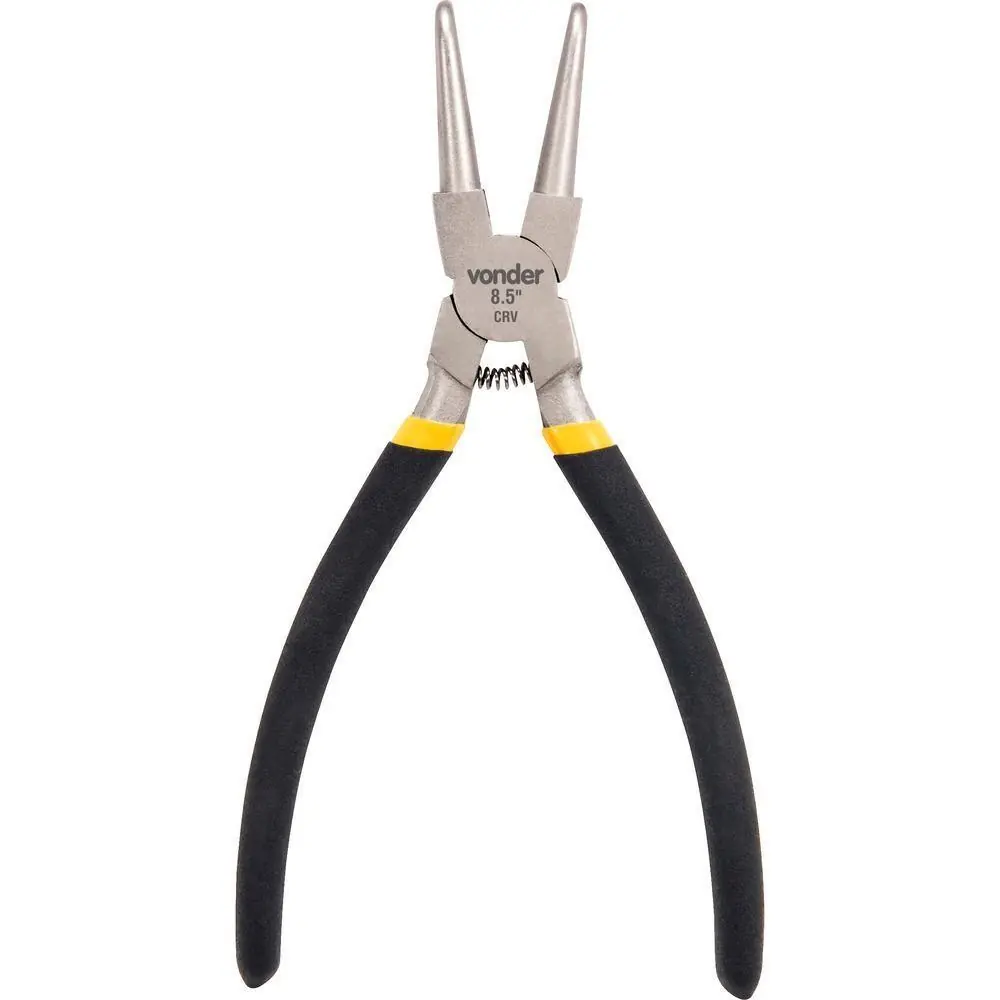 Alicate Anéis 8.1/2" 215mm Curvo Vanádio Plast Vonder