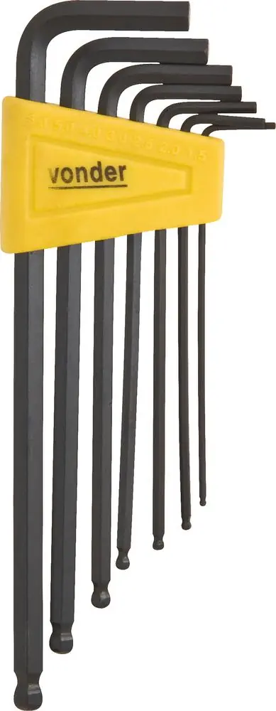 Ap/kit Chave Allen 1,5 A 6mm Vonder
