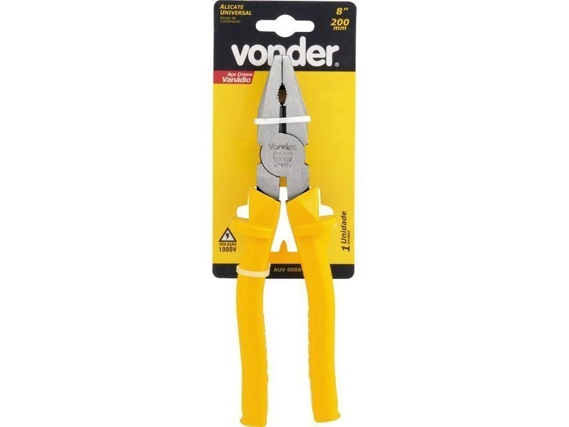 Alicate Univ.8 Cb Amarelo 219021 Vonder