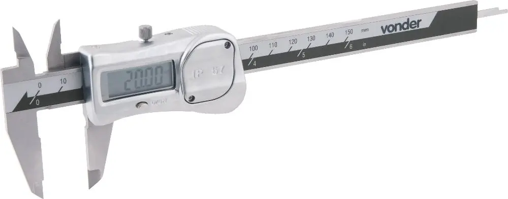 Paquímetro Dig 150mm Ip-67 Pd-152 Vonder