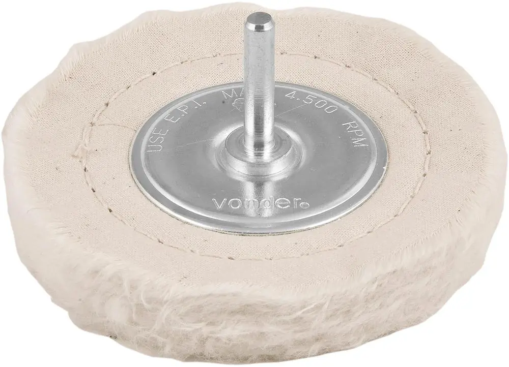 Roda De Feltro/pano 4x1/2" Haste 1/4" P/ Polimento Vonder