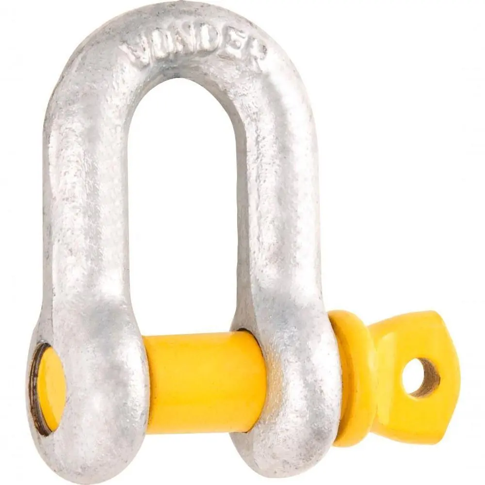 Manilha P/ Cabo De Aço 1/2" Reta Pesado Galv Vonder Plus