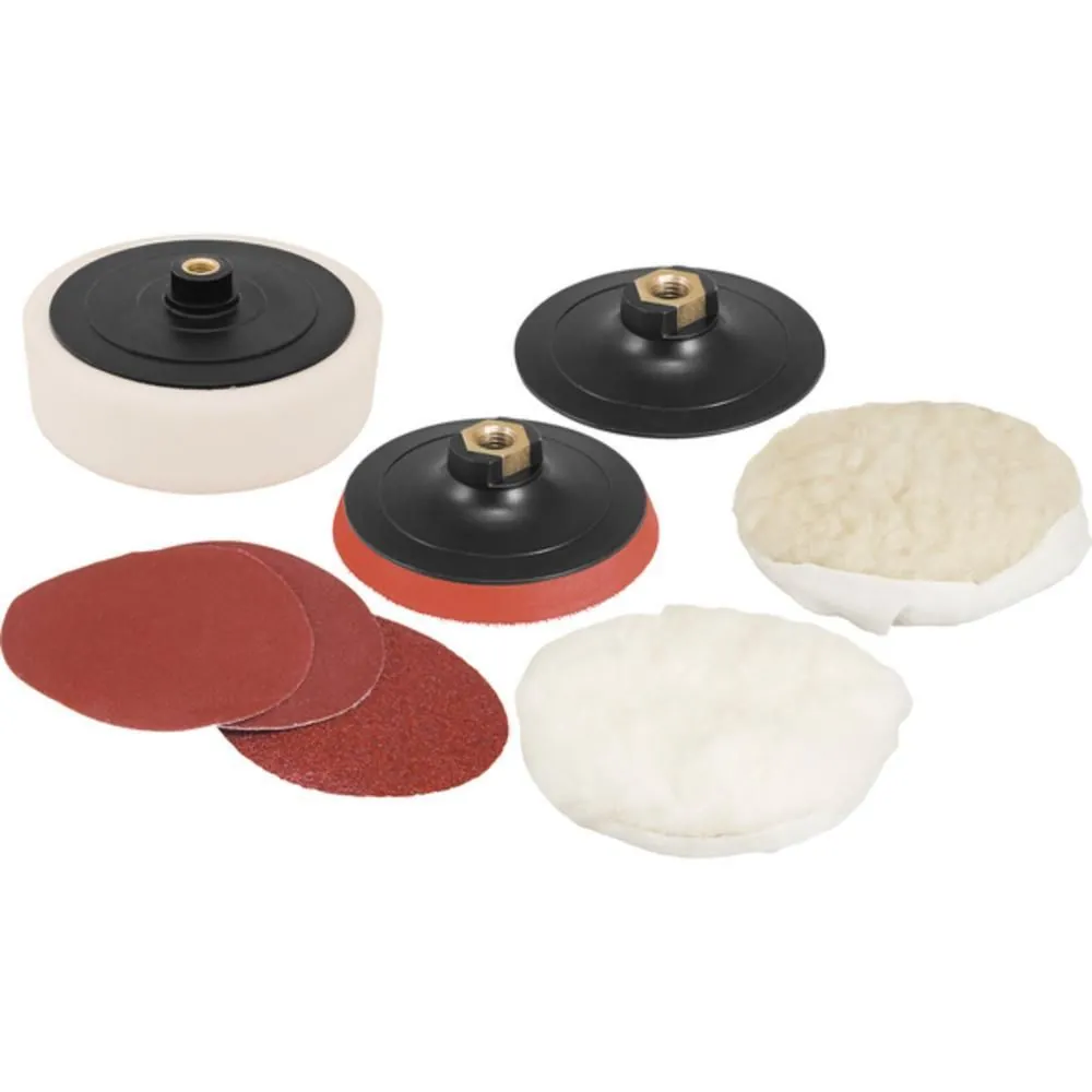 Jogo De Discos Para Polir 7" E Suporte Com Pluma - Vonder
