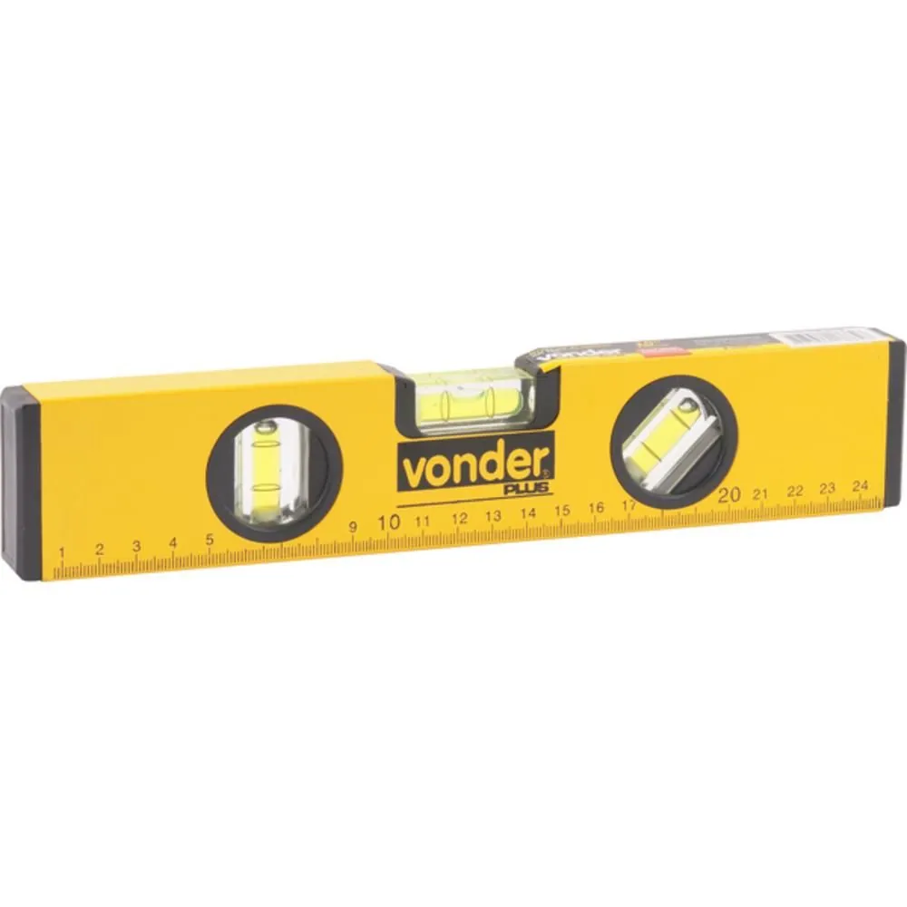 Nível De Alumínio 10" Com Base Magnética - Vonder