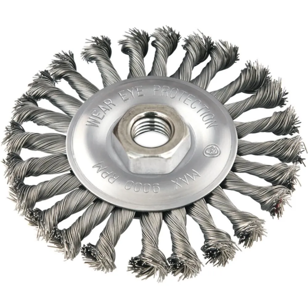 Escova De Aço Circular Torcida 7"x 1/2" - Vonder