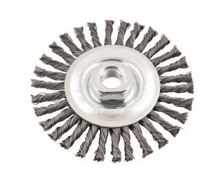 Escova Circular Torcida 4.1/2x1/4" Rosca M14 12500rpm