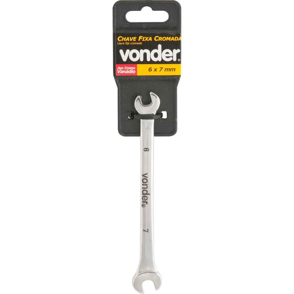 Chave Fixa 27x32mm Cromo Vanádio Cromada Cartela - Vonder