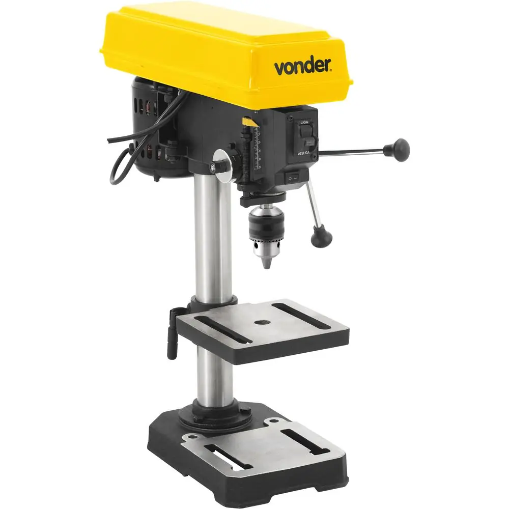 Furadeira De Bancada 1/2 Com Motor 1/3hp Monofásico 220 Vol