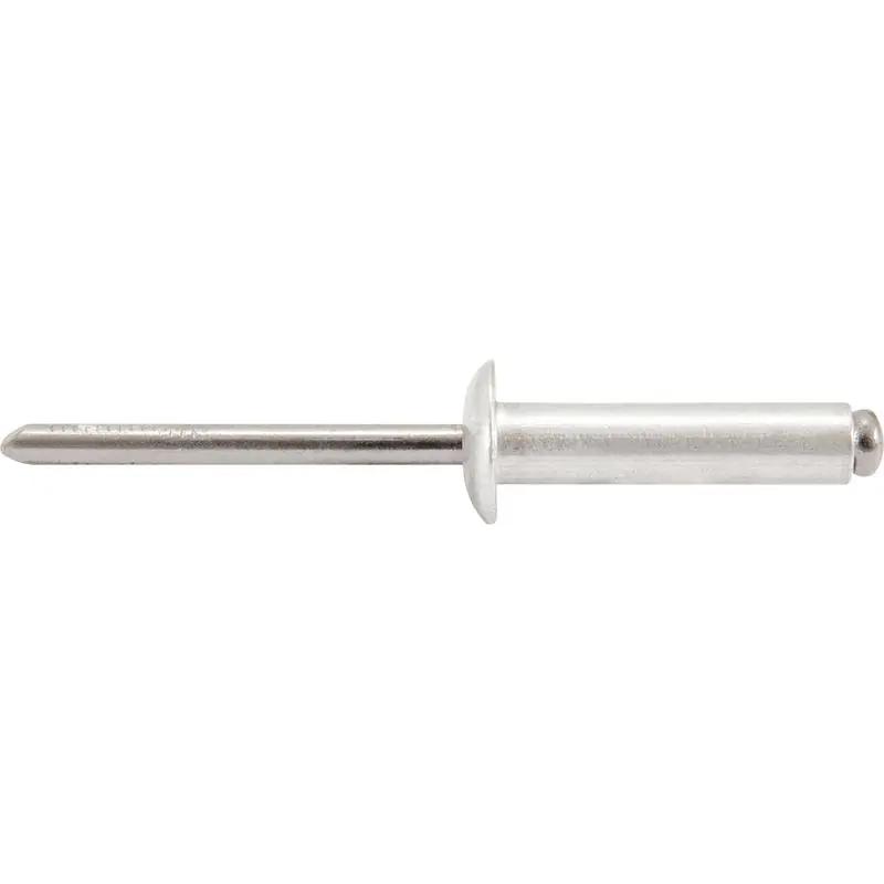 Rebite Repuxo De Alumínio 4,8x8,0mm Mandril Aço Com 50 Peças