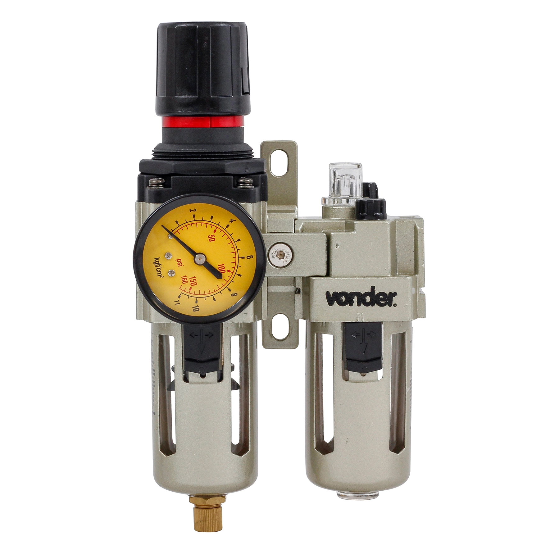 Regulador Lubrificador 1/4" Vonder RL 140