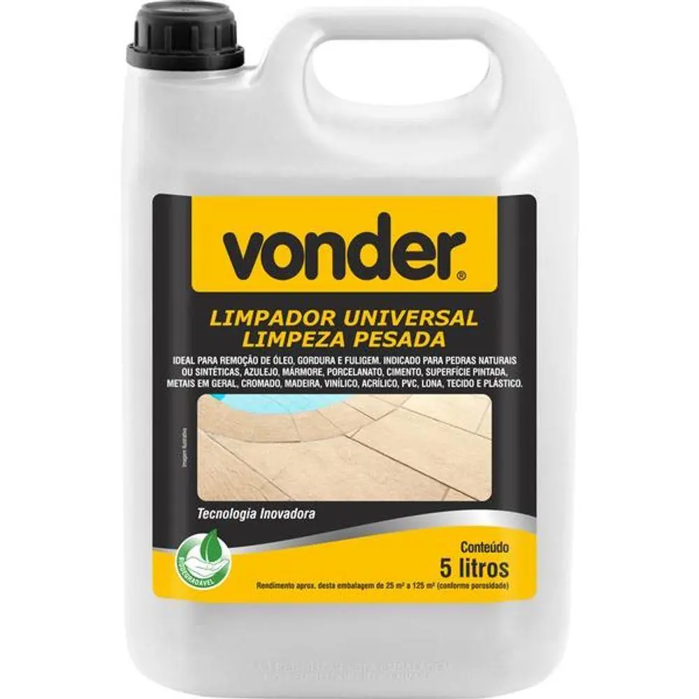 Limpador Universal Limpeza Pesada 5l - Vonder