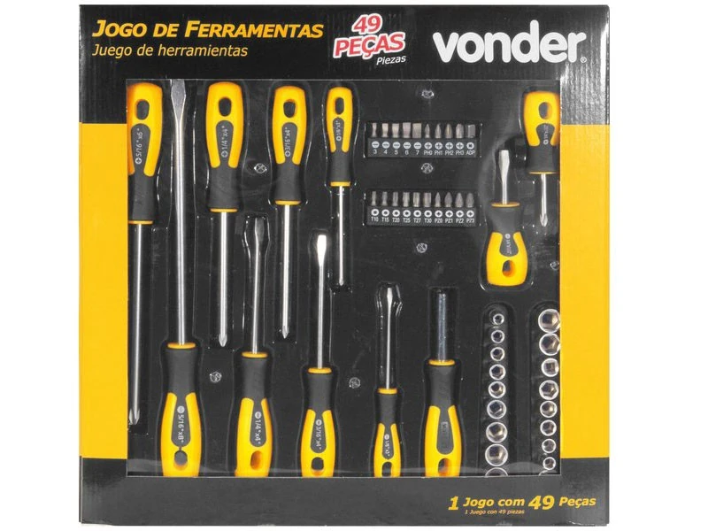 Jogo Ferramentas C/49 Pcs . .