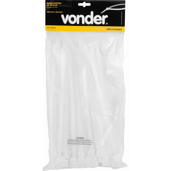 Abrac De Nylon 280x9,0 Branca Conjunto C/ 100 Peças Vonder