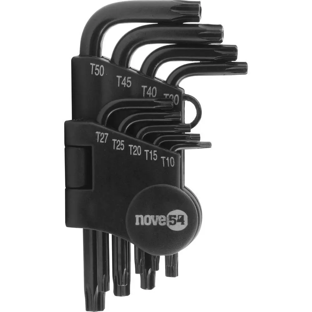 Jogo De Chaves Hexalobular T10 À T50 Com 9 Peças - Nove54