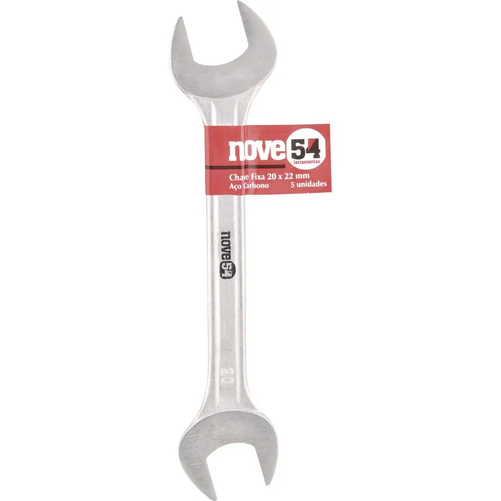 Chave Fixa 20x22mm Aço Carbono - Nove54