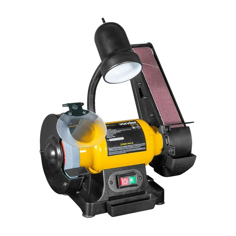 Moto Esmeril E Lixadeira De Cinta Vonder Mlv 370 2 Em 1 370w 127v