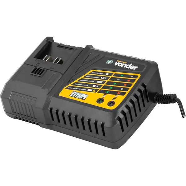 Carregador Bateria Carregamento Rápido 18v Icbv1806 Vonder