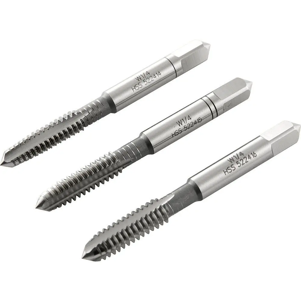 Macho Manual Aço Rápido 1/4 Bsw Jogo 3 Peças Vonder Plus