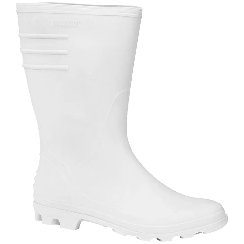 Bota Pvc Vonder Branca Sem Forro 40