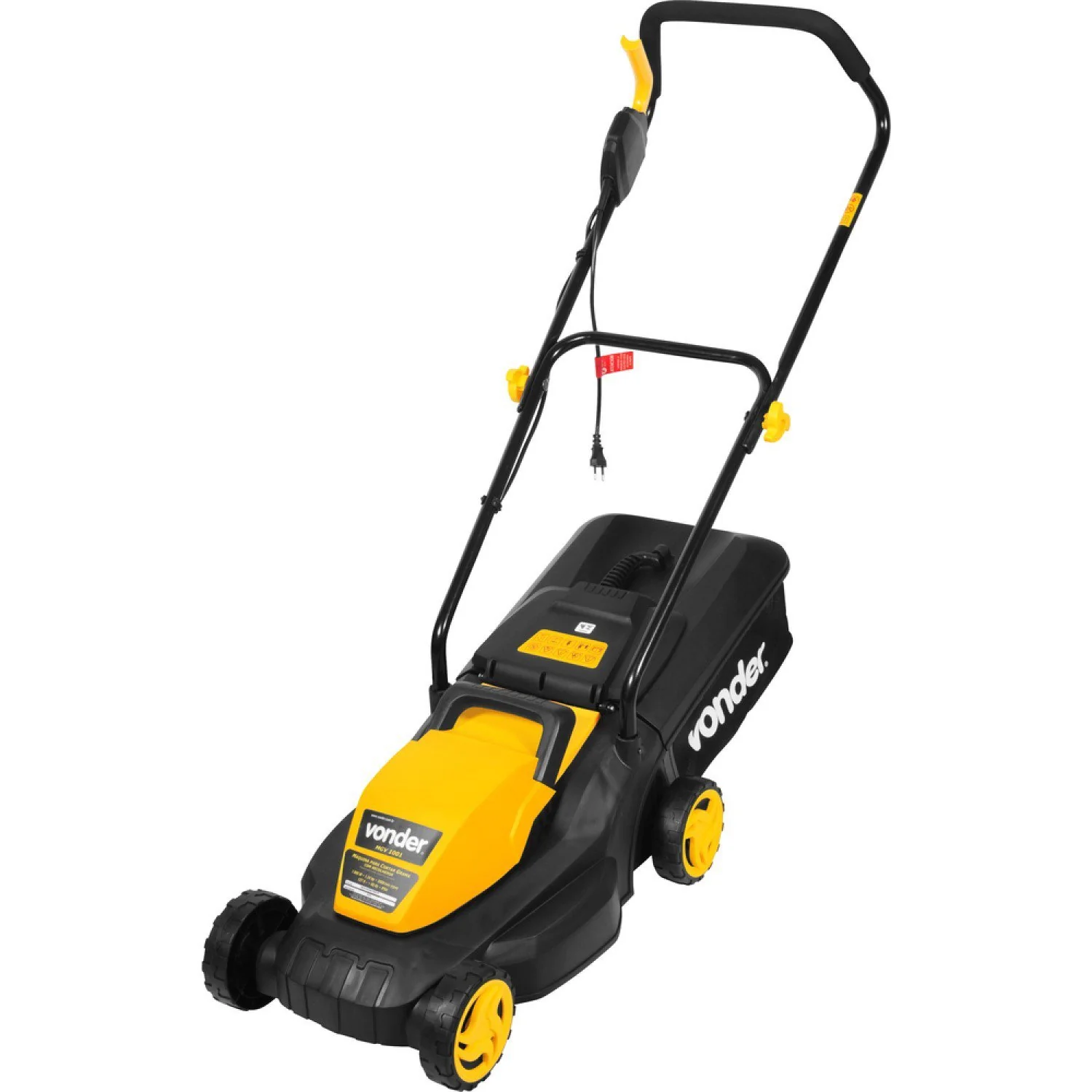 Maquina De Cortar Grama Com Recolhedor Mgv1001 Amarelo/preto Vonder 220v