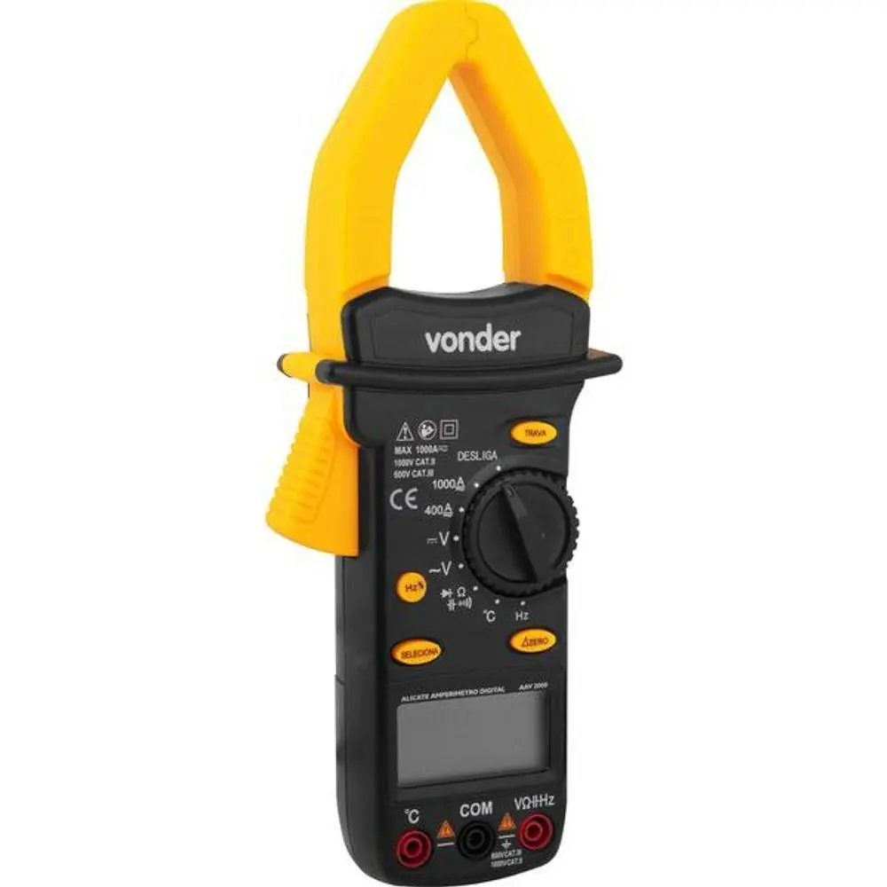Alicate Amperimetro Digital Aav2000 Vonder