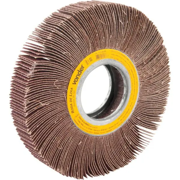 Roda De Lixa 150x25mm Sem Haste G80 - Vonder