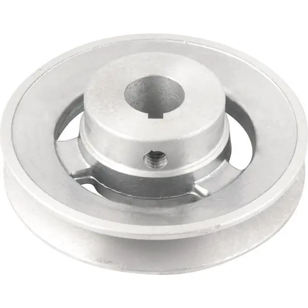 Polia Alumínio 1 Canal Perfil A 100mm Com Furo 3/4" - Vonder