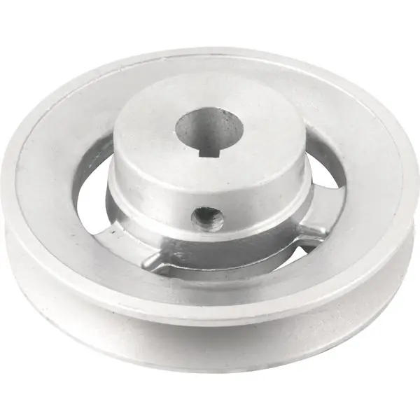Polia Alumínio 1 Canal Perfil A 100mm Com Furo 5/8" - Vonder