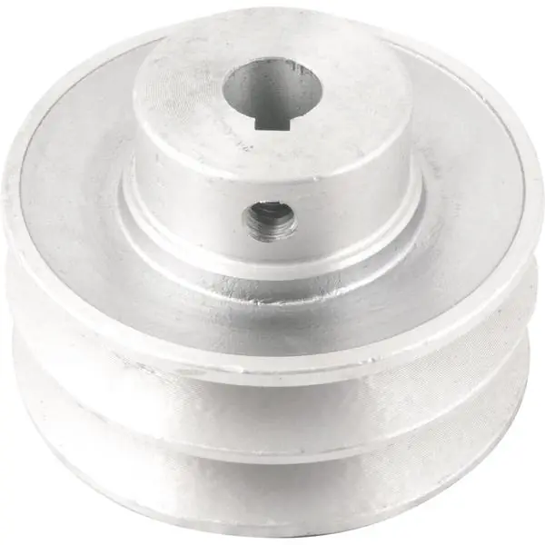 Polia Alumínio 2 Canais Perfil A 80mm Com Furo 14mm - Vonder