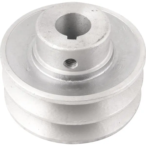 Polia Alumínio 2 Canais Perfil A 80mm Com Furo 3/4" - Vonder