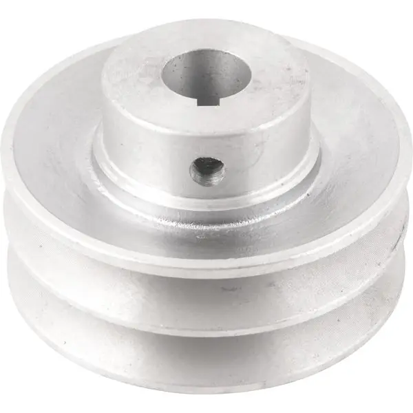 Polia Alumínio 2 Canais Perfil A 90mm Com Furo 3/4" - Vonder