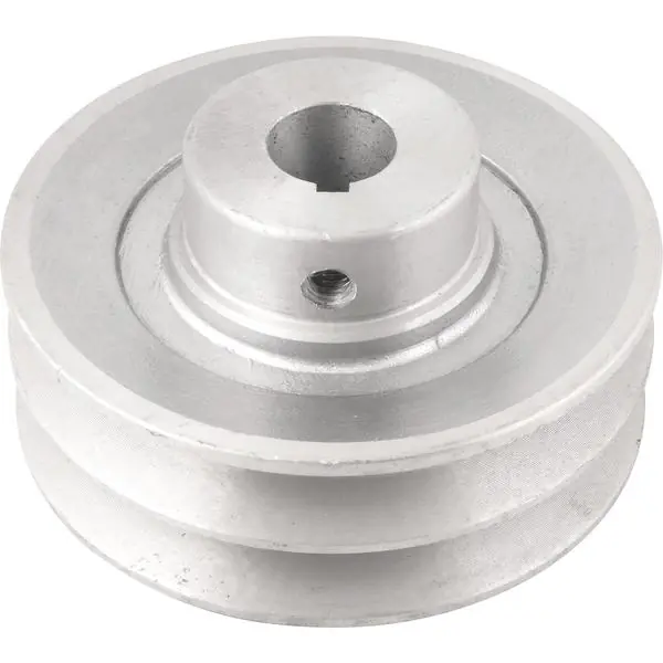Polia Alumínio 2 Canais Perfil A 100mm Com Furo 3/4" Vonder