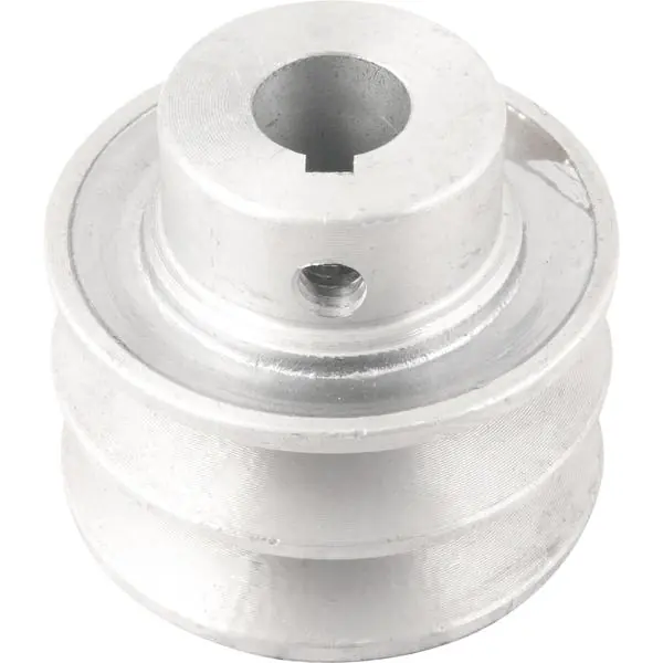 Polia Alumínio 2 Canais Perfil A 60mm Com Furo 5/8" - Vonder