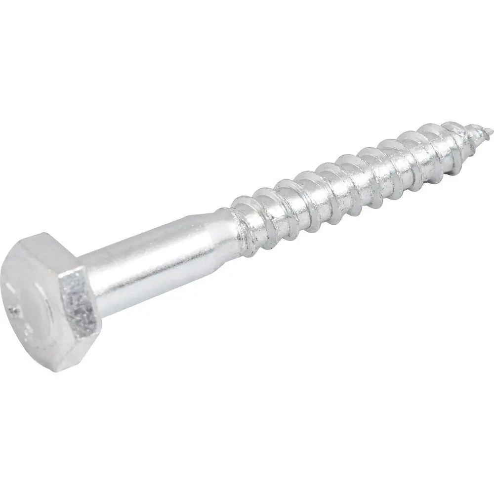 Parafuso Sextavado Rosca Soberba 1/4  x50mm 4 Peças Vonder