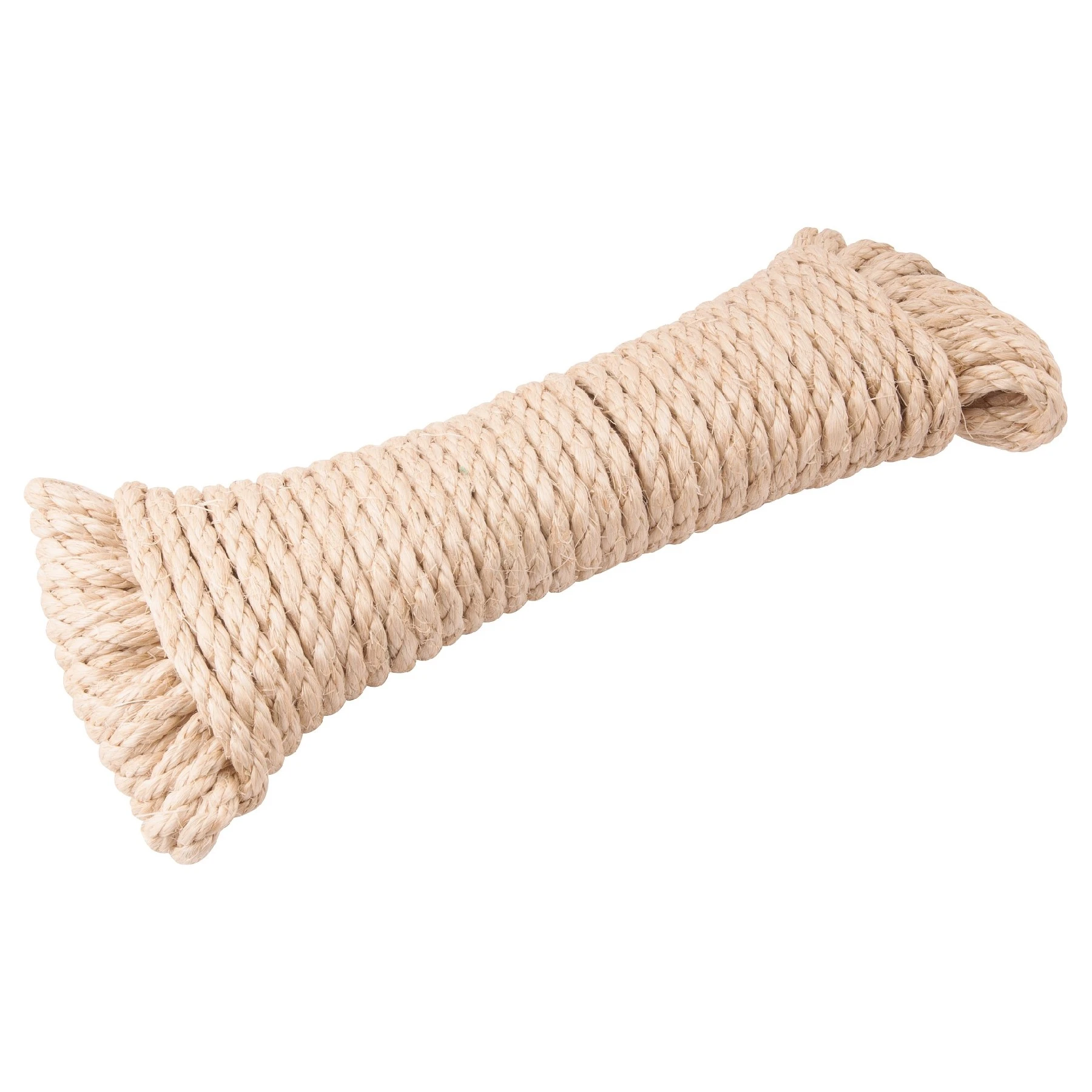 Corda de Sisal Torcida Multifilamento 8mm Bege 15m Vonder