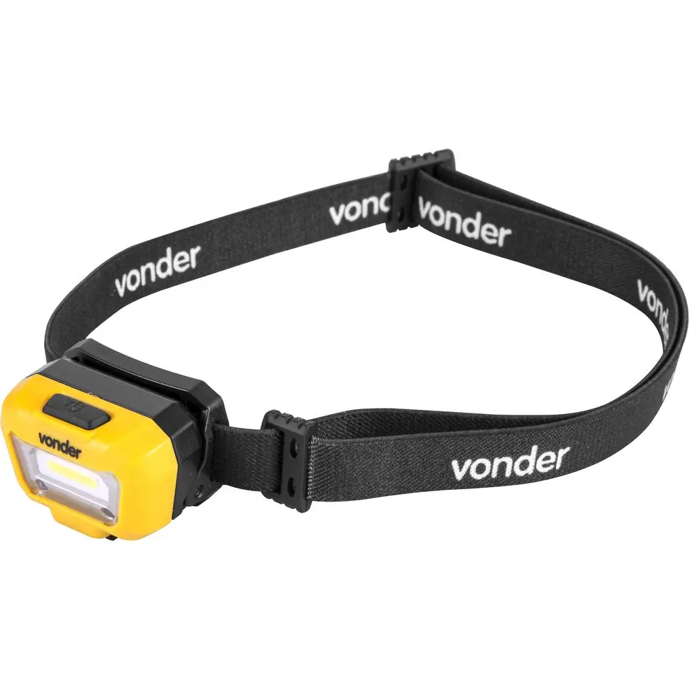 Lanterna Recarregável Para Cabeça Led Cob Lcv 200 Vonder