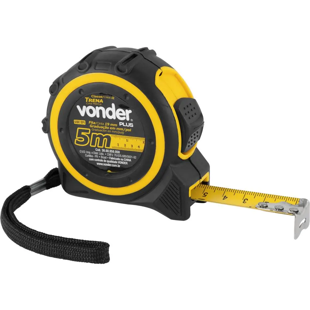 Trena Aco 5m X 16mm Vonder Plus