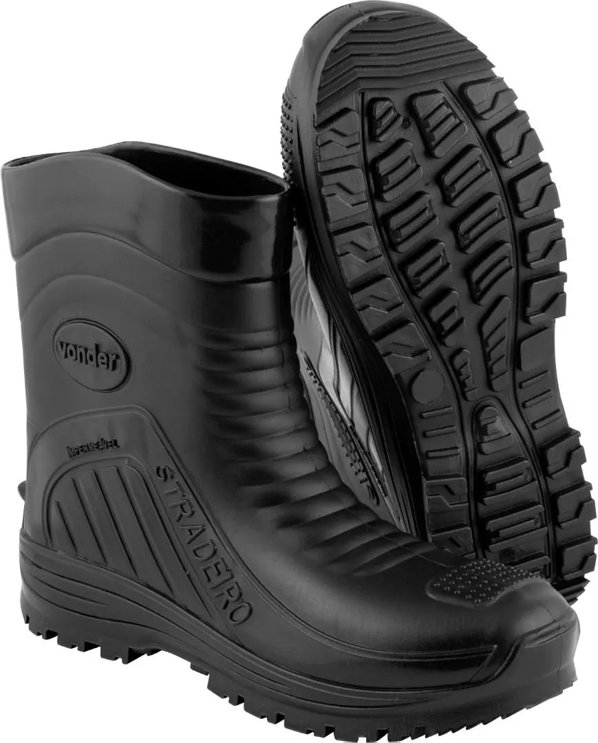 Bota De Pvc Preta Cano Médio S/ Forro 43 Vonder Plus
