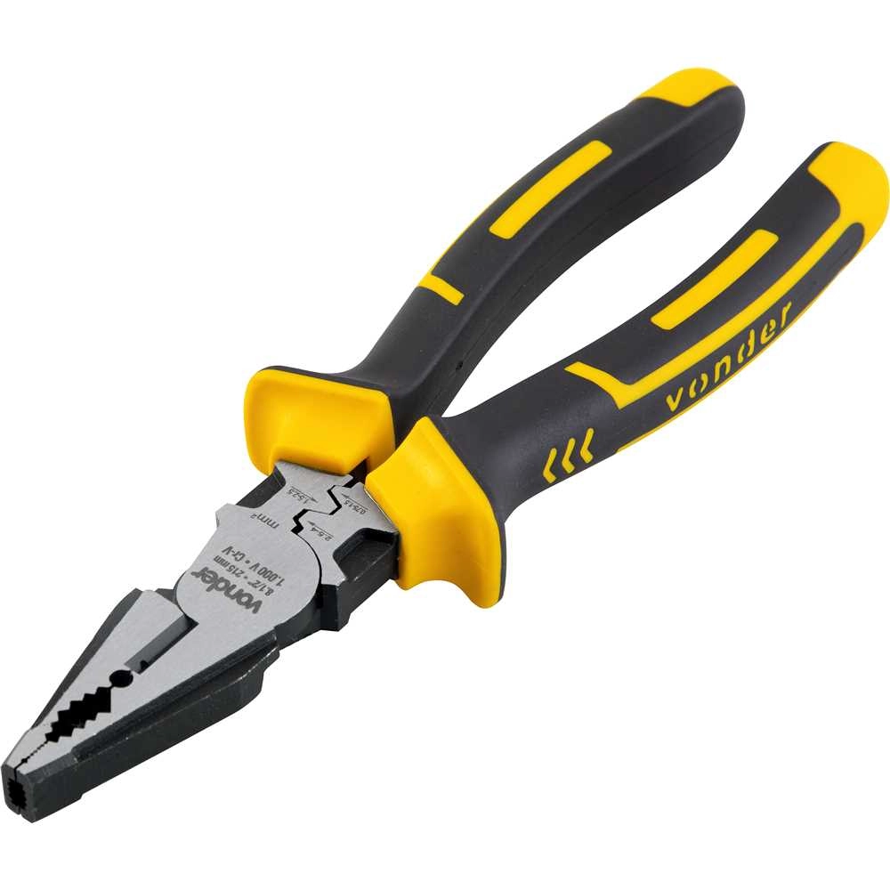 Alicate Universal 8.1/2" Para Eletricista Com Isolação Até 1.000v Vonder