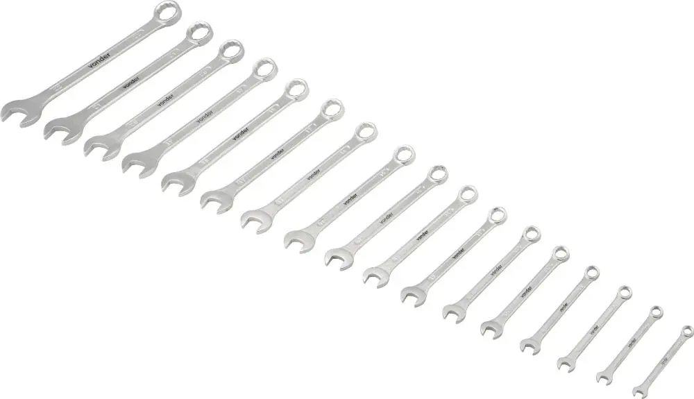 Ch Combinada Jg 6a22mm Combinada 17pcs Crv Vonder