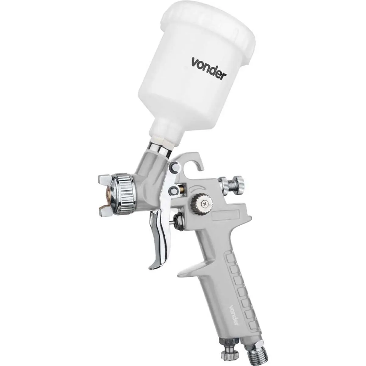 Pistola De Pintura Gravidade 0,8mm 125ml Precisão Pgv125 Vonder