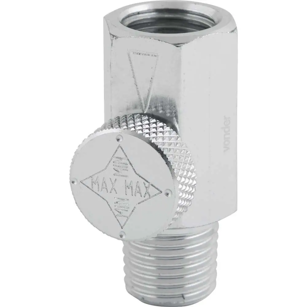 Regulador De Ar Em Alumínio 1/4" Vonder Plus