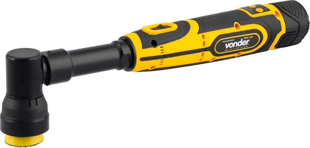 Politriz Mini Roto-orbital Bateria De 12 V Pmv 120 Vonder
