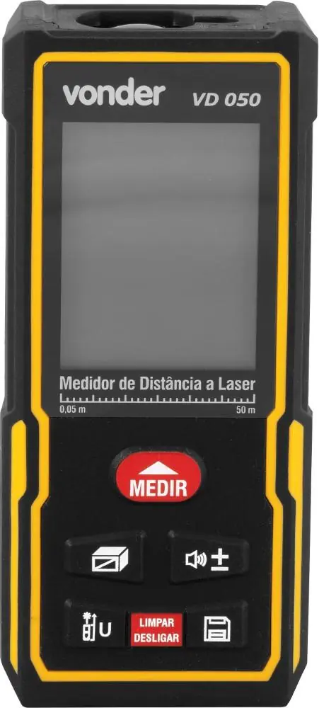 Medidor De Distancia Laser 50m Vd050 Vonder
